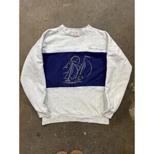 Vintage Coastal San Diego Crewneck Sweatshirt Sailing 90s Streetwear Medium Cali